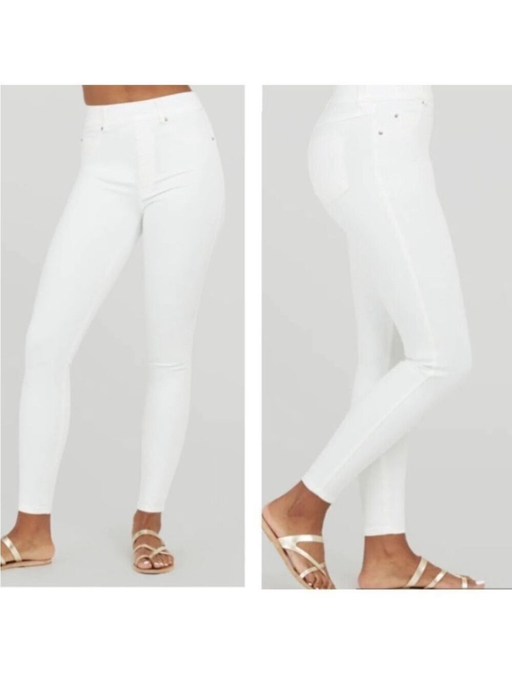 NWT Spanx Ankle Skinny White jean-ish Jegging Jeans Size XS Brand New with Tags